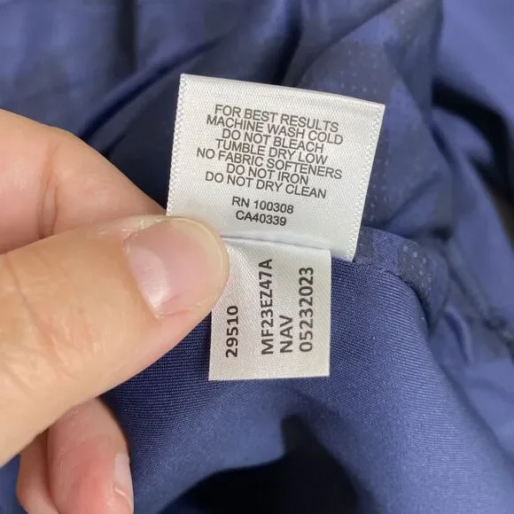 Peter Millar Pullover Mens Large Navy Crown Sport Quilted Performance Golf Shirt